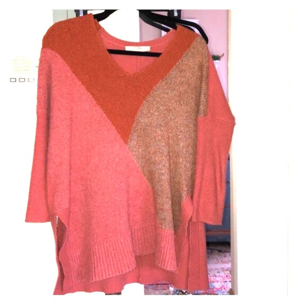 Vintage asymmetrical sweater